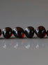 6mm Baltic Amber Beads Black Cherry Beads Genuine Amber 6 pcs