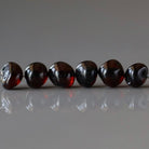 6mm Baltic Amber Beads Black Cherry Beads Genuine Amber 6 pcs