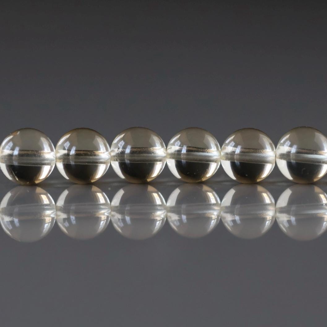 6mm AAA Bytownite Smooth Beads Genuine Golden Labradorite Beads 6 Pcs Gemstone Beads for DIY Jewelry Making Crafter Gift