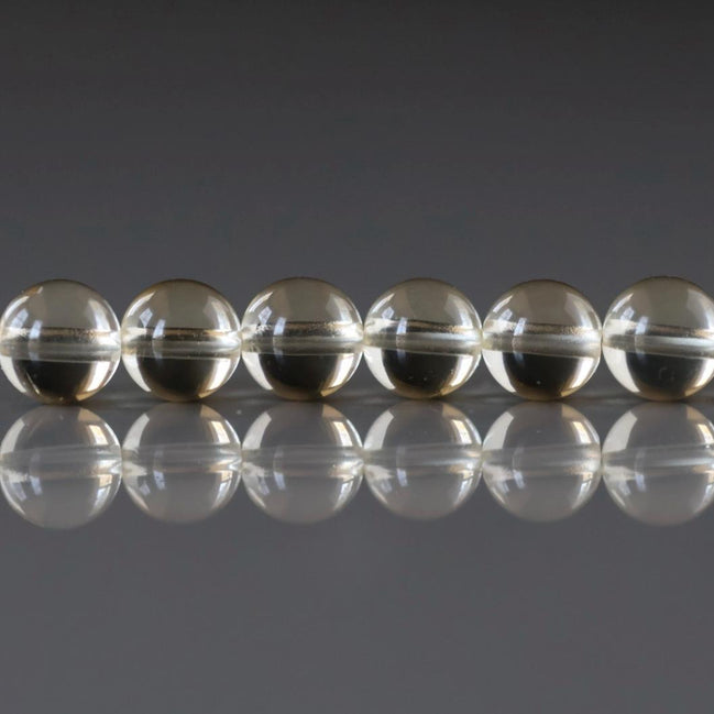 6mm Bytownite Beads - Smooth Round Natural Gemstone 6 Pcs