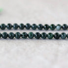 6mm Natural AAA Guatemala Jade Beads Jadeite Gemstone Natural Burma Jade Dark Green For DIY Jewelry Making
