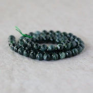 6mm Natural AAA Guatemala Jade Beads Jadeite Gemstone Natural Burma Jade Dark Green For DIY Jewelry Making