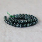 6mm Natural AAA Guatemala Jade Beads Jadeite Gemstone Natural Burma Jade Dark Green For DIY Jewelry Making