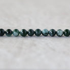 6mm Natural AAA Guatemala Jade Beads Jadeite Gemstone Natural Burma Jade Dark Green For DIY Jewelry Making