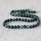 6mm Natural AAA Guatemala Jade Beads Jadeite Gemstone Natural Burma Jade Dark Green For DIY Jewelry Making