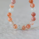 6mm Natural Arusha Sunstone Smooth Beads 7" Orange Gemstone Beads for DIY Jewelry Making