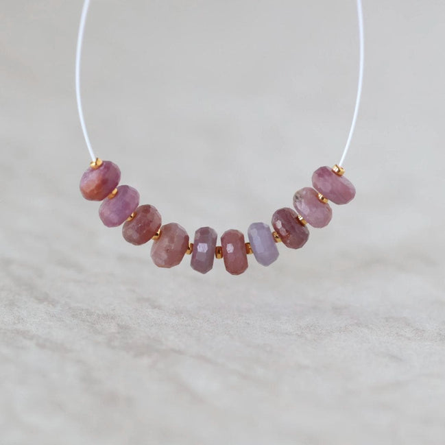 6mm Natural Madagascar Ruby Rondelle Beads Faceted Raw Ruby Gemstone for DIY Jewelry Making Earrings Supplies