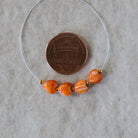 6mm Natural Spiny Oyster Shell Heart Bead Smooth Natural Shell Accent Beads for DIY Jewelry Making