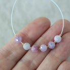 6mm Natural Tanzanian Ruby Beads Faceted Round Raw Ruby Gemstone for DIY Jewelry Making Earrings Supplies