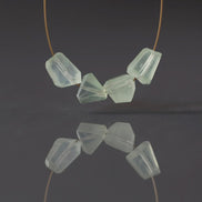 6mm Prehnite Nugget Beads Freeform Chunks Pale Green Natural Gemstone Beads Beading Crafter Gift DIY jewelry making