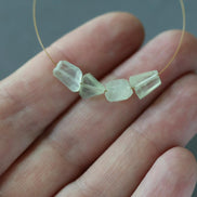 6mm Prehnite Nugget Beads Freeform Chunks Pale Green Natural Gemstone Beads Beading Crafter Gift DIY jewelry making