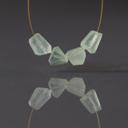 6mm Prehnite Nugget Freeform Beads – Smooth Natural Gemstone