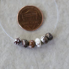 7mm Rare Arizona Wild Horse Magnesite Beads Smooth Rondelle Nuggets Natural Gemstone for DIY Jewelry Making Supplies