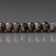 6mm Rare Brown Labradorite Beads Rondelle Genuine Blue Flash Beads Snow Labradorite 15