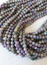 6mm Ruby in Fuchsite Faceted Beads 15" Multi Color Genuine Gemstone Beads for Jewelry Making Beading Craft Gift Beads