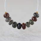 5mm Tanzanian Scapolite Beads - Smooth Rondelle Natural Gemstone 8 Pcs