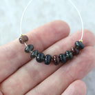 5mm Tanzanian Scapolite Beads - Smooth Rondelle Natural Gemstone 8 Pcs