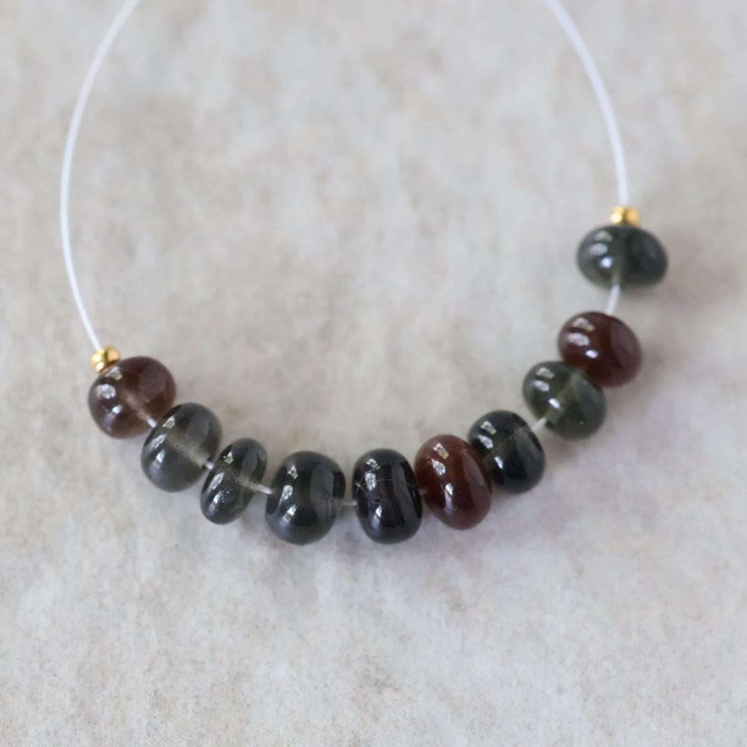 5mm Tanzanian Scapolite Beads - Smooth Rondelle Natural Gemstone 8 Pcs