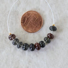 5mm Tanzanian Scapolite Beads - Smooth Rondelle Natural Gemstone 8 Pcs