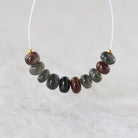 5mm Tanzanian Scapolite Beads - Smooth Rondelle Natural Gemstone 8 Pcs