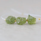 7-10mm Raw Peridot Nugget Beads 3 Pieces Freeform Chunks Rough Gemstone Green For DIY Jewelry Making