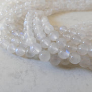 7.5mm Rainbow Moonstone Beads 15