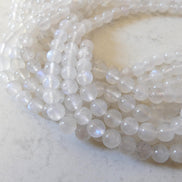 7.5mm Rainbow Moonstone Beads 15