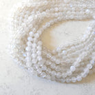 7.5mm Rainbow Moonstone Beads 15" Smooth Moonstone Blue Flash Gemstone Beads Beading Crafter Gift June Birthstone DIY Jewelry