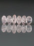 7mm 8mm Morganite Beads - Smooth Rondelle Natural Gemstone 6 Pcs