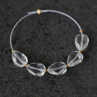 7mm AAA Rock Quartz Faceted Teardrops Beads 5 PCs Clear Crystal Quartz Natural Gemstone for DIY Jewelry Making