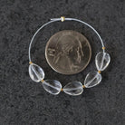 7mm AAA Rock Quartz Faceted Teardrops Beads 5 PCs Clear Crystal Quartz Natural Gemstone for DIY Jewelry Making