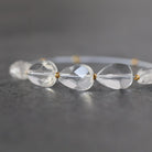 7mm AAA Rock Quartz Faceted Teardrops Beads 5 PCs Clear Crystal Quartz Natural Gemstone for DIY Jewelry Making