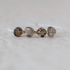 7mm AAA Smoky Quartz Nugget Beads Smooth 4 PCs Natural Brown Gemstone for DIY Jewelry Making