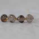 7mm AAA Smoky Quartz Nugget Beads Smooth 4 PCs Natural Brown Gemstone for DIY Jewelry Making