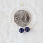 7mm Madagascar Blue Sapphire Beads Round Faceted Natural Gemstone Bead for DIY Jewelry Making
