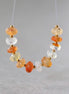 7mm Mexican Fire Opal Beads – Smooth Rondelle Natural Gemstone