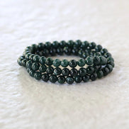 7mm Natural AAA Guatemala Jade Beads Jadeite Gemstone Natural Dark Green Jade For DIY Jewelry Making