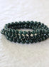 7mm Natural AAA Guatemala Jade Beads Jadeite Gemstone Natural Dark Green Jade For DIY Jewelry Making