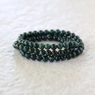 7mm Natural AAA Guatemala Jade Beads Jadeite Gemstone Natural Dark Green Jade For DIY Jewelry Making
