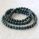 7mm Natural AAA Guatemala Jade Beads Jadeite Gemstone Natural Dark Green Jade For DIY Jewelry Making