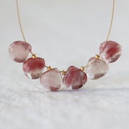7mm Rare Andesine Briolette Beads – Faceted Heart Shape Teardrop Natural Gemstone