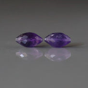 African Amethyst Barrel Beads Faceted Genuine Beads 7x13mm Oval For DIY Jewelry Making Earrings Gift February Birthstone