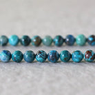 8.5mm AAA Chrysocolla Beads Smooth Round Natural Gemstone for DIY Jewelry Making