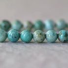 8.5mm AAA Natural Turquoise Beads Smooth Round Genuine Peruvian Turquoise Gemstones For DIY Jewelry Making