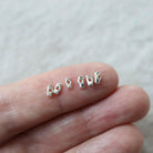 8 Thai Karen Hill Tribe Silver Stick Beads 1.2x4mm Tiny Tube Beads