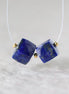 8mm AAA Lapis lazuli Cube Beads Natural Gemstone Beads for DIY Jewelry Making Earrings Supplies