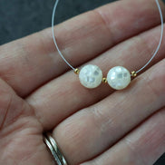 8mm Disco Ball Mother of Pearl Beads Smooth MOP Genuine Shell for DIY Jewelry Making Supplies