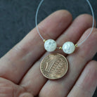 8mm Disco Ball Mother of Pearl Beads Smooth MOP Genuine Shell for DIY Jewelry Making Supplies