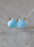 8mm Dominican Larimar Briolette Beads – Faceted Heart Shaped Drops Natural Gemstone