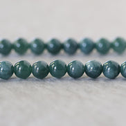 8mm Natural AAA Guatemala Jade Beads Jadeite Gemstone Natural Dark Green Jade For DIY Jewelry Making